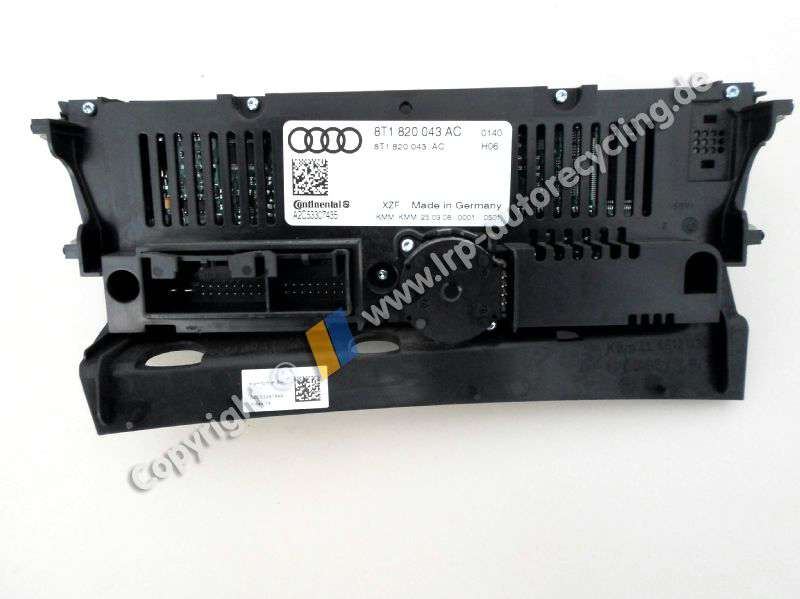 Audi A4 8K B8 Klimabedienteil Klimaautomatik 8T1820043AC